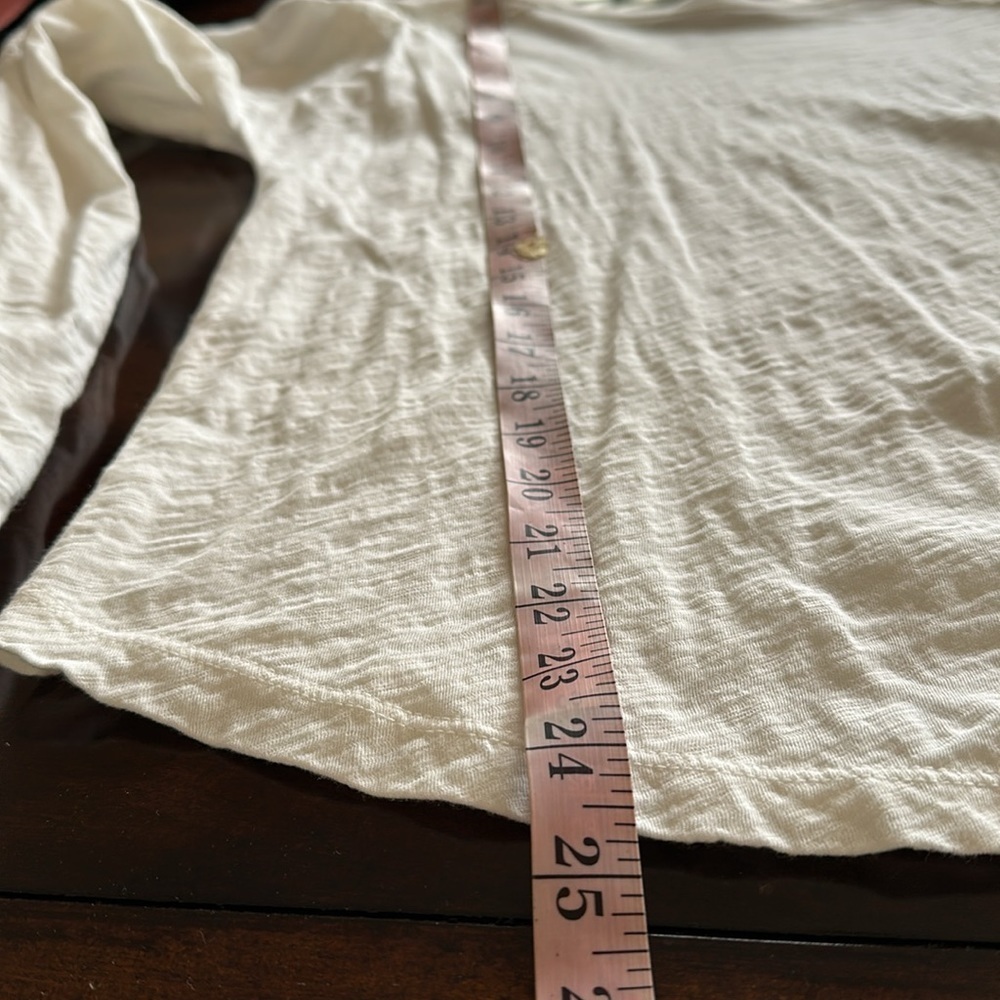 Eri + Ali white puff sleeves eyelet details small - Picture 6 of 7